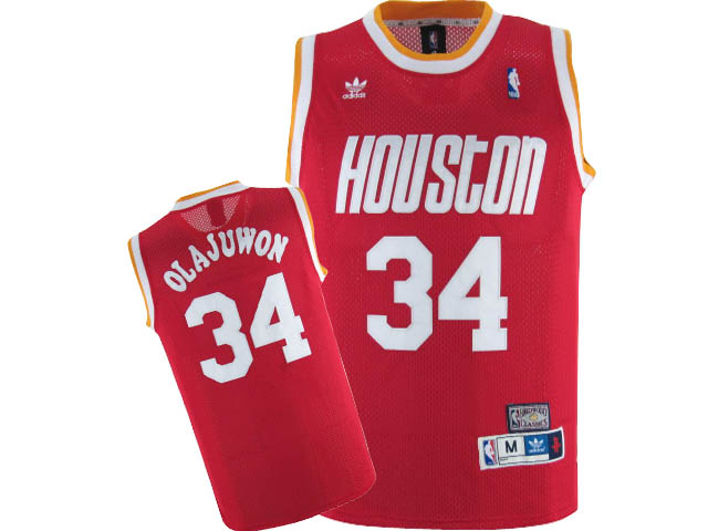 NBA Houston Rockets Hakeem Olajuwon Swingman Road Adidas Jerseys